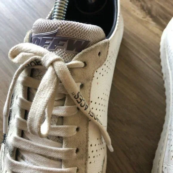 Off White Virgil Abloh Arrow Perforated Sneakers